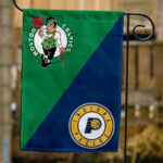 Celtics vs Pacers House Divided Flag, NBA House Divided Flag
