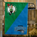Celtics vs Magic House Divided Flag, NBA House Divided Flag