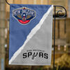 Pelicans vs Spurs House Divided Flag