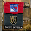 Rangers vs Golden Knights House Divided Flag, NHL House Divided Flag
