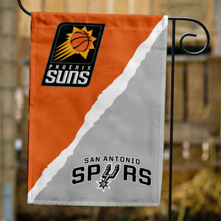 Suns vs Spurs House Divided Flag, NBA House Divided Flag