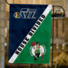 Jazz vs Celtics House Divided Flag, NBA House Divided Flag