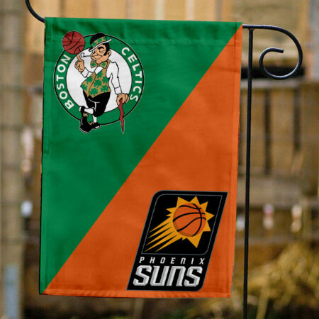 Celtics vs Suns House Divided Flag, NBA House Divided Flag