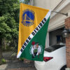 House Flag Mockup 1 Golden State Warriors x Boston Celtics 211