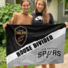 House Flag Mockup 3 NGANG Cleveland Cavaliers x San Antonio Spurs 730