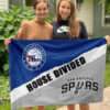 House Flag Mockup 3 NGANG Philadelphia 76ers x San Antonio Spurs 430