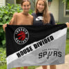 House Flag Mockup 3 NGANG Toronto Raptors x San Antonio Spurs 530