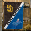 Padres vs Dodgers House Divided Flag, MLB House Divided Flag