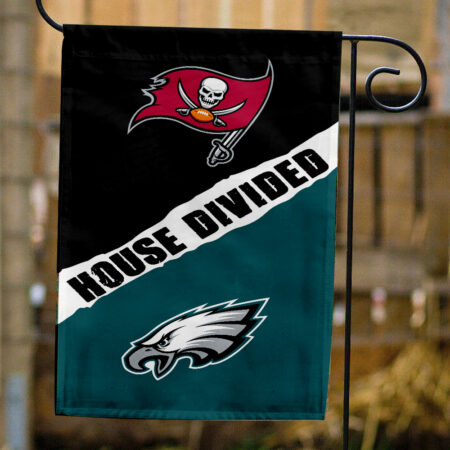 Buccaneers vs Eagles House Divided Flag, NFL House Divided Flag
