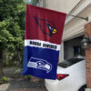 House Flag Mockup 1 Arizona Cardinals X Seattle Seahawks 115