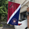 House Flag Mockup 1 Arizona Diamondbacks x Houston Astros 111