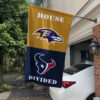 House Flag Mockup 1 Baltimore Ravens vs Houston Texans 27
