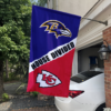 House Flag Mockup 1 Baltimore Ravens vs Kansas City Chiefs 224