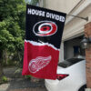 House Flag Mockup 1 Carolina Hurricanes Detroit Red Wings 111