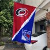 House Flag Mockup 1 Carolina Hurricanes vs New York Rangers 15