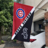 House Flag Mockup 1 Chicago Cubs vs Chicago White Sox 56