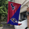 House Flag Mockup 1 Houston Texans vs Baltimore Ravens 72