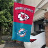 House Flag Mockup 1 Kansas City Chiefs x Miami Dolphins 2426