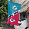 House Flag Mockup 1 Miami Dolphins x Kansas City Chiefs 2624