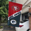 House Flag Mockup 1 San Francisco 49ers x Green Bay Packers 3022