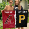 House Flag Mockup 3 NGANG Arizona Diamondbacks vs Pittsburgh Pirates 122