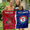 House Flag Mockup 3 NGANG Arizona Diamondbacks vs Texas Rangers 128