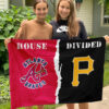 House Flag Mockup 3 NGANG Atlanta Braves vs Pittsburgh Pirates 222