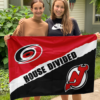 House Flag Mockup 3 NGANG Carolina Hurricanes New Jersey Devils 13 1