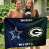 House Flag Mockup 3 NGANG Dallas Cowboys vs Green Bay Packers 522