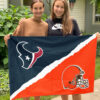 House Flag Mockup 3 NGANG Houston Texans x Cleveland Browns 720
