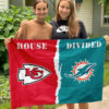 House Flag Mockup 3 NGANG Kansas City Chiefs vs Miami Dolphins 2426