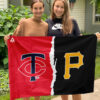 House Flag Mockup 3 NGANG Minnesota Twins vs Pittsburgh Pirates 1722