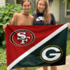 House Flag Mockup 3 NGANG San Francisco 49ers x Green Bay Packers 3022