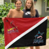 House Flag Mockup 3 NGANG St. Louis Cardinals x Miami Marlins 2615
