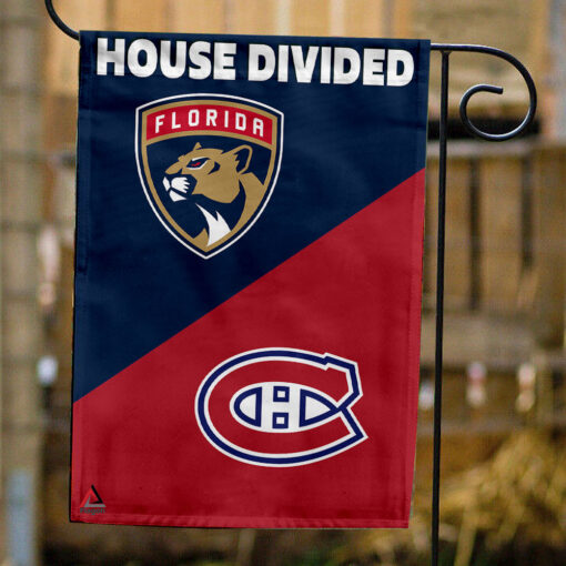Panthers vs Canadiens House Divided Flag, NHL House Divided Flag