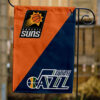 Suns vs Jazz House Divided Flag, NBA House Divided Flag