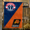 Wizards vs Suns House Divided Flag, NBA House Divided Flag