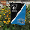 Nets vs Magic House Divided Flag, NBA House Divided Flag