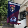 House Flag Mockup 1 Florida Panthers vs Colorado Avalanche 1219