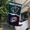 House Flag Mockup 1 Minnesota Wild vs Carolina Hurricanes 211
