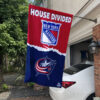 House Flag Mockup 1 New York Rangers vs Columbus Blue Jackets 52