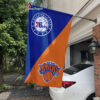 House Flag Mockup 1 Philadelphia 76ers x New York Knicks 43