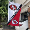 House Flag Mockup 1 San Francisco 49ers x Kansas City Chiefs