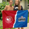 House Flag Mockup 3 NGANG Atlanta Hawks vs LA Clippers 1122