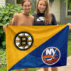 House Flag Mockup 3 NGANG Boston Bruins vs New York Islanders 94