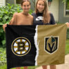 House Flag Mockup 3 NGANG Boston Bruins vs Vegas Golden Knights 932