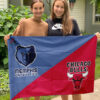 House Flag Mockup 3 NGANG Chicago Bulls x Memphis Grizzlies 628