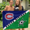 House Flag Mockup 3 NGANG Montreal Canadiens vs Dallas Stars 1320