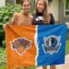 House Flag Mockup 3 NGANG New York Knicks vs Dallas Mavericks 326