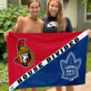 House Flag Mockup 3 NGANG Ottawa Senators x Toronto Maple Leafs 1416